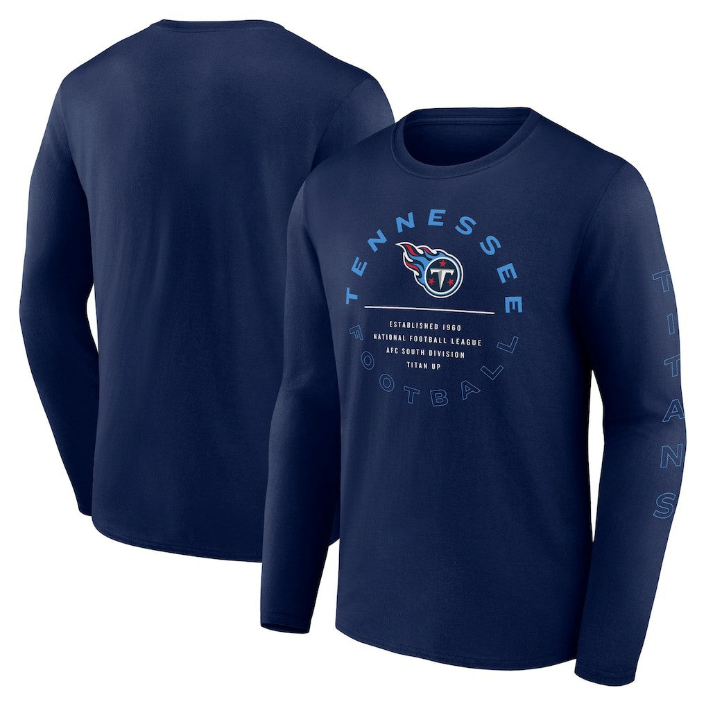 Tennessee Titans Stat Sheet Long Sleeve T-Shirt Navy | Fanatics
