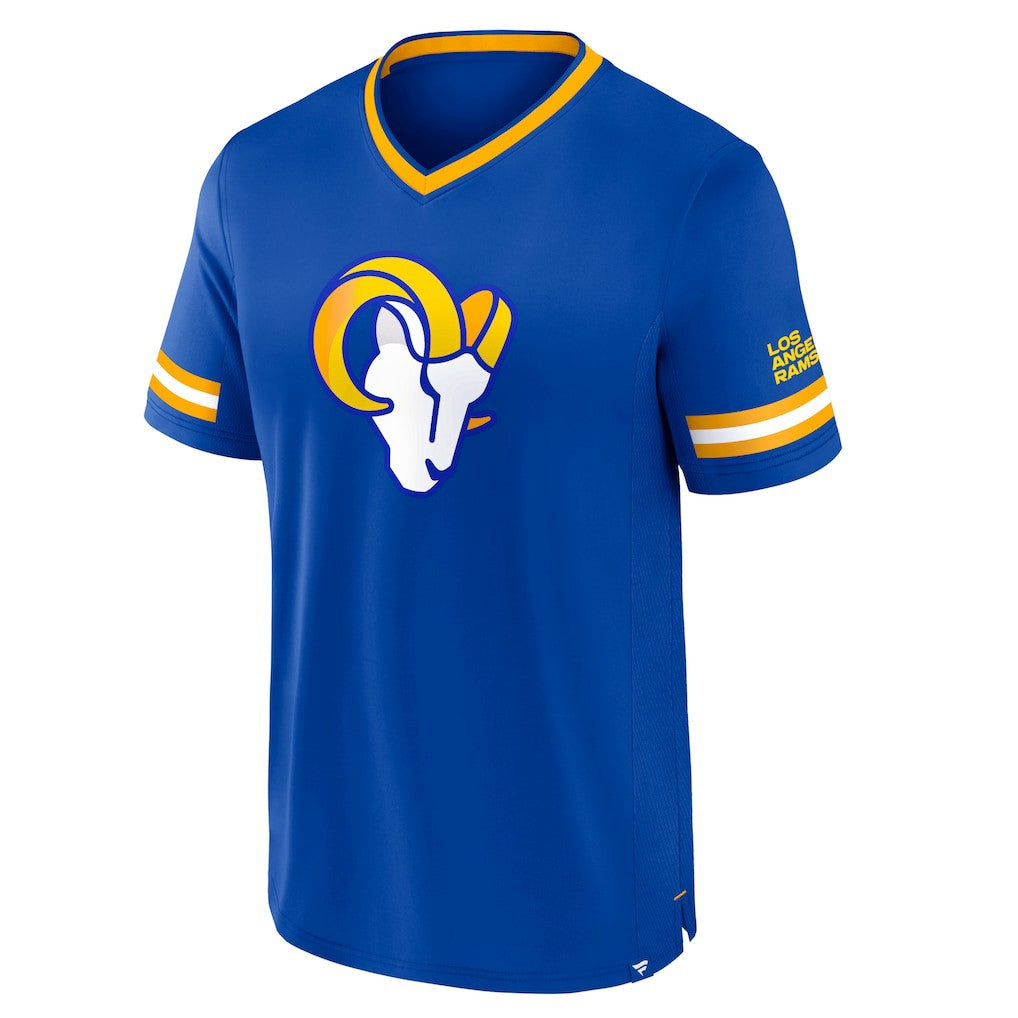 Los Angeles Rams Stripe Stacking T-Shirt Royal | Fanatics