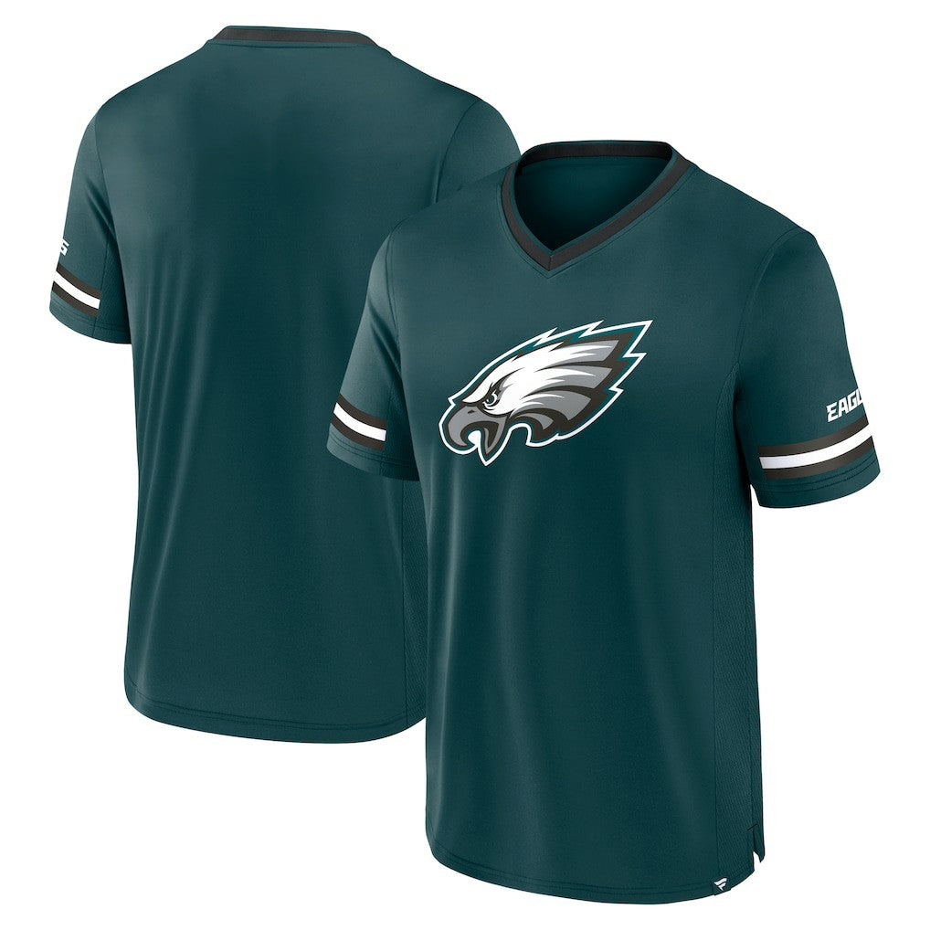 Philadelphia Eagles Stripe Stacking T-Shirt Midnight Green | Fanatics