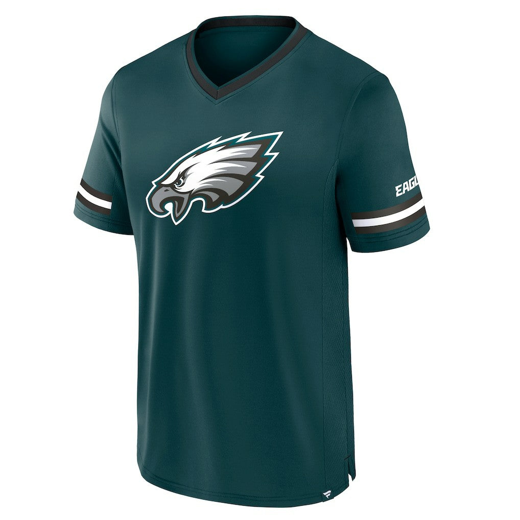 Philadelphia Eagles Stripe Stacking T-Shirt Midnight Green | Fanatics