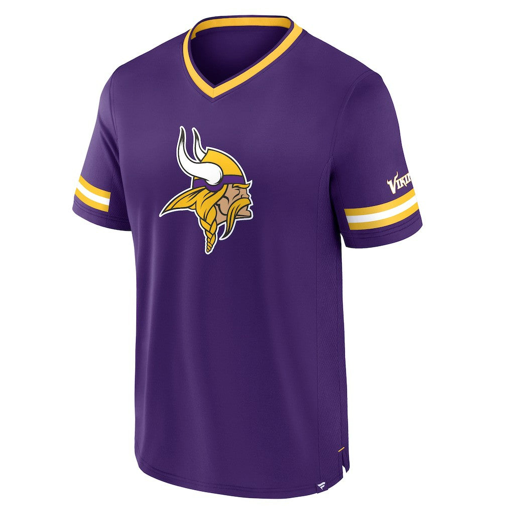 Minnesota Vikings Stripe Stacking T-Shirt Purple | Fanatics