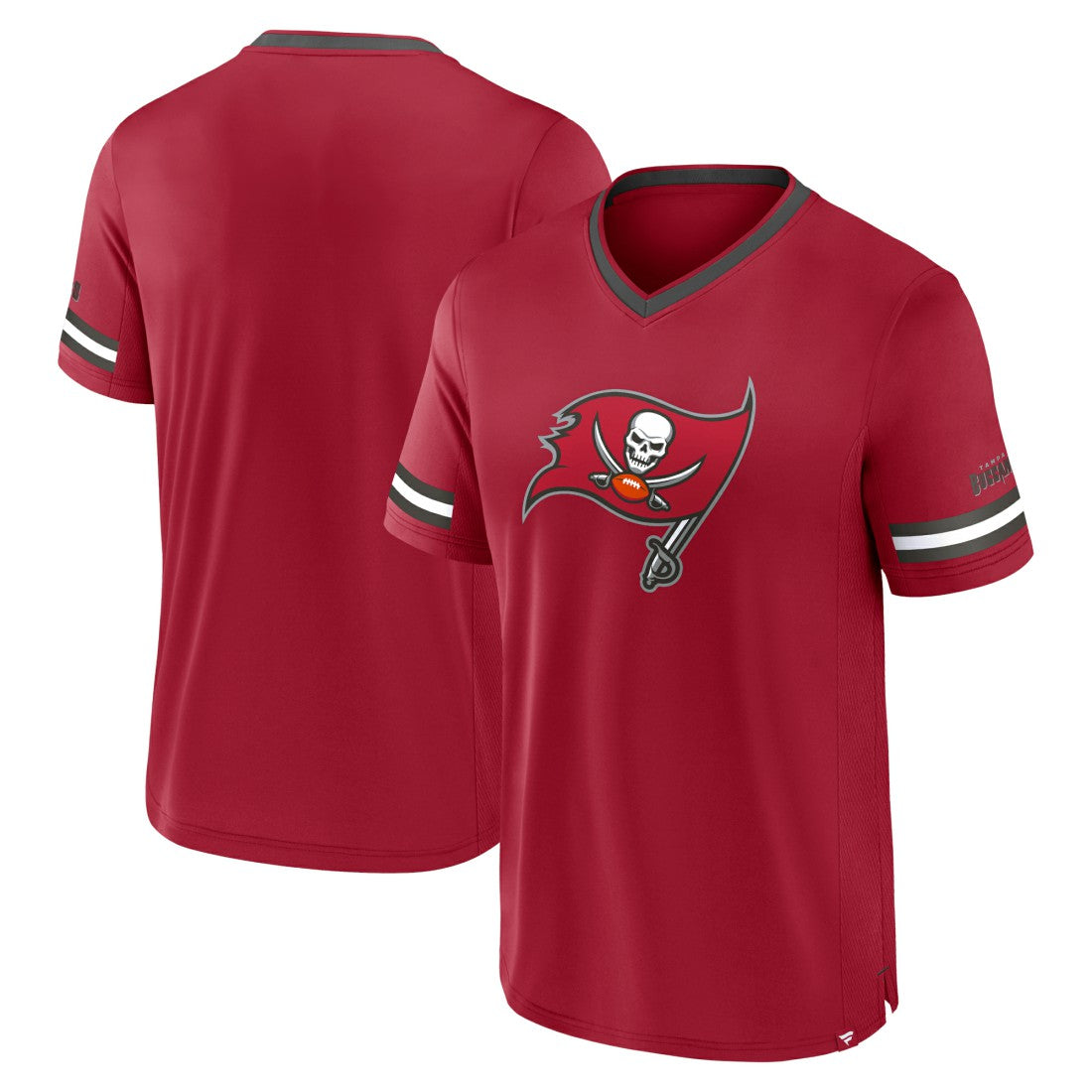 Tampa Bay Buccaneers Stripe Stacking T-Shirt Red | Fanatics