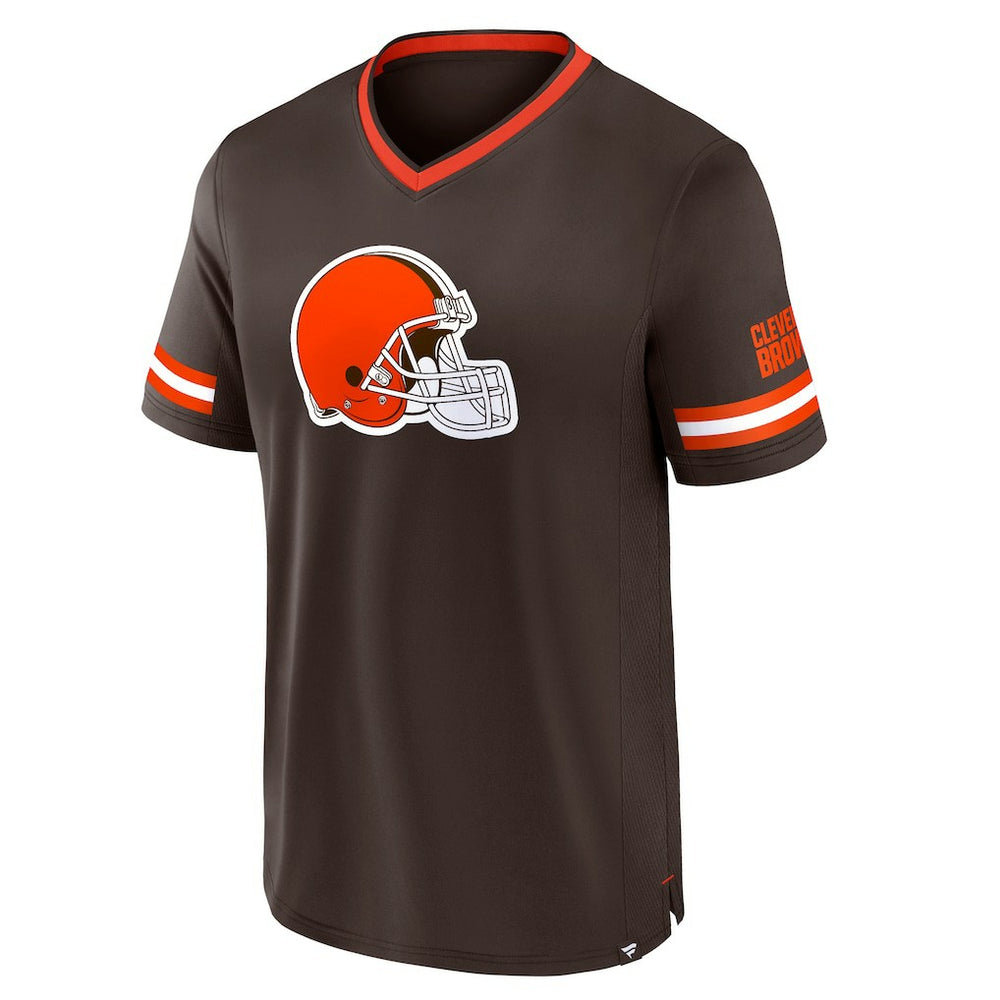 Cleveland Browns Stripe Stacking T-Shirt Brown | Fanatics