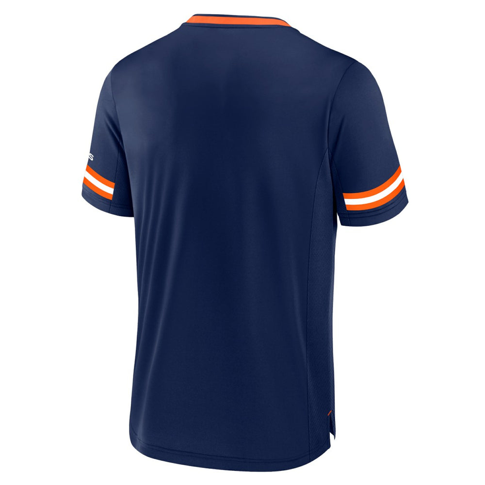 Denver Broncos Stripe Stacking T-Shirt Navy | Fanatics