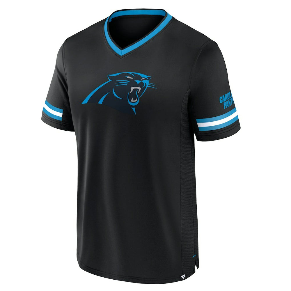 Carolina Panthers Stripe Stacking T-Shirt Black | Fanatics