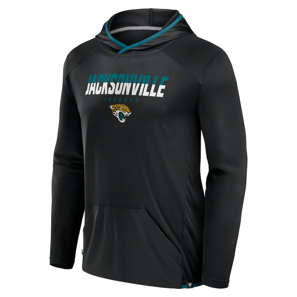 Jacksonville Jaguars Transitional Defender Hoodie Long Sleeve T-Shirt Black | Fanatics