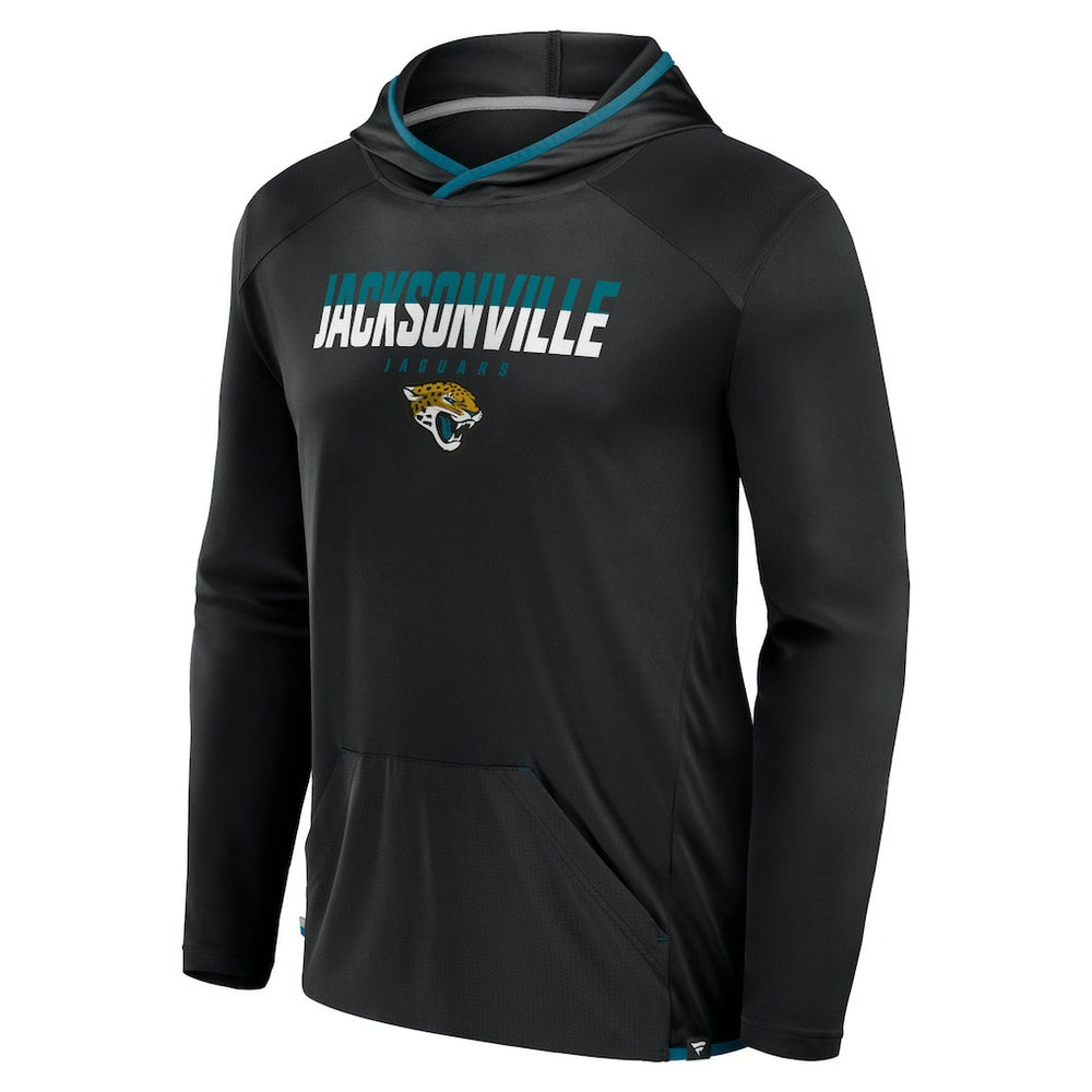 Jacksonville Jaguars Transitional Defender Hoodie Long Sleeve T-Shirt Black | Fanatics