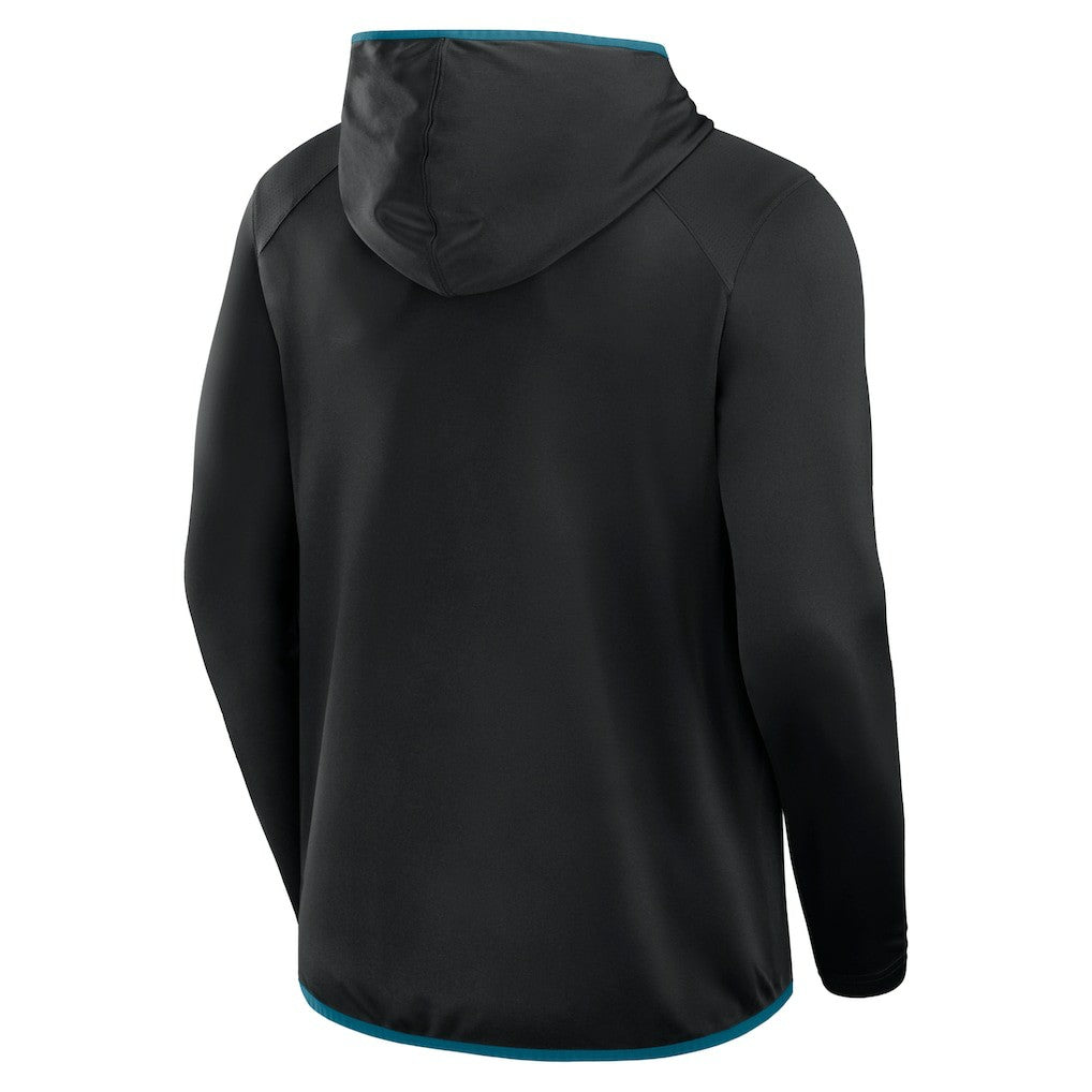 Jacksonville Jaguars Transitional Defender Hoodie Long Sleeve T-Shirt Black | Fanatics