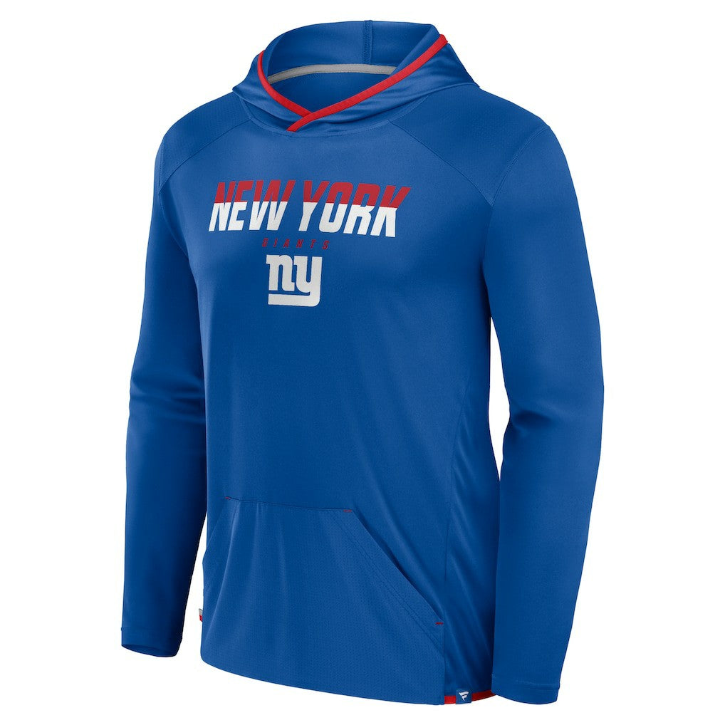 New York Giants Transitional Defender Hoodie Long Sleeve T-Shirt Royal | Fanatics