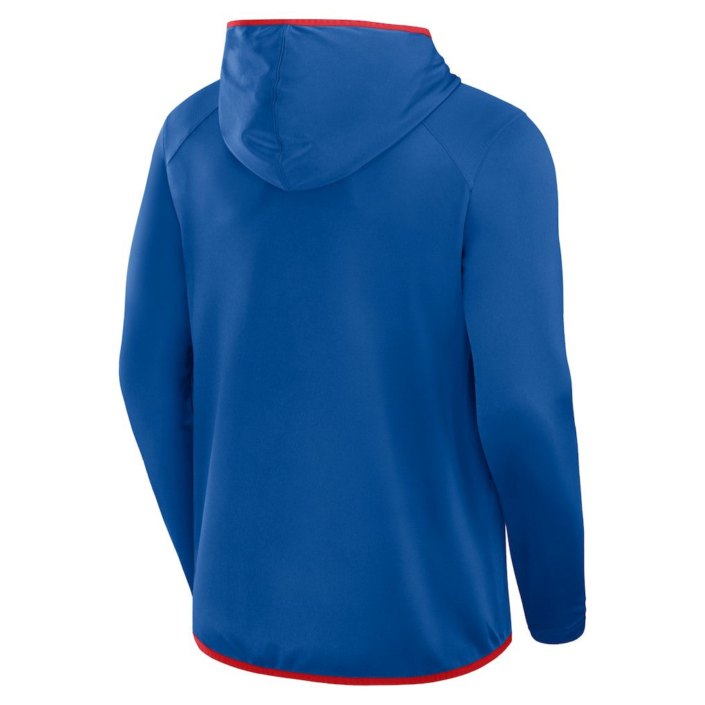 New York Giants Transitional Defender Hoodie Long Sleeve T-Shirt Royal | Fanatics