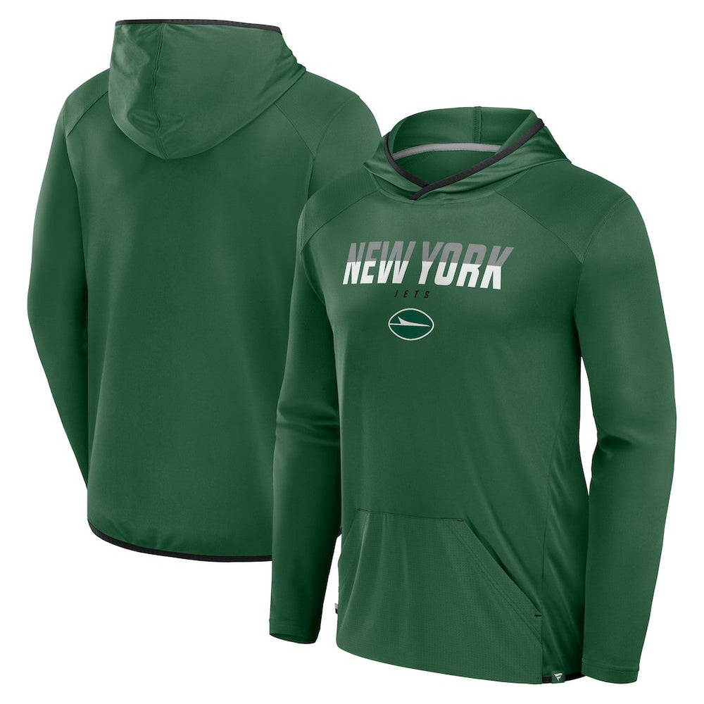 New York Jets Transitional Defender Hoodie Long Sleeve T-Shirt Green | Fanatics