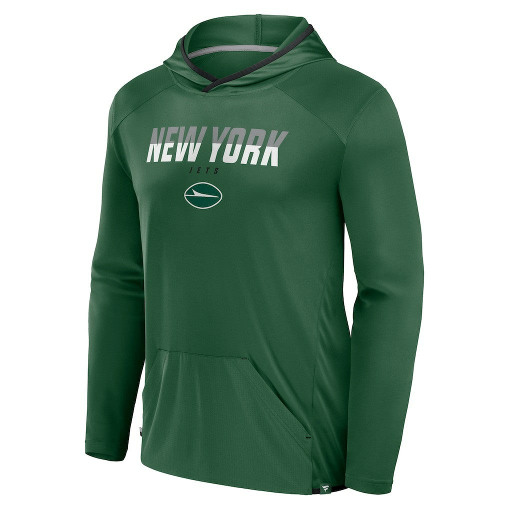 New York Jets Transitional Defender Hoodie Long Sleeve T-Shirt Green | Fanatics