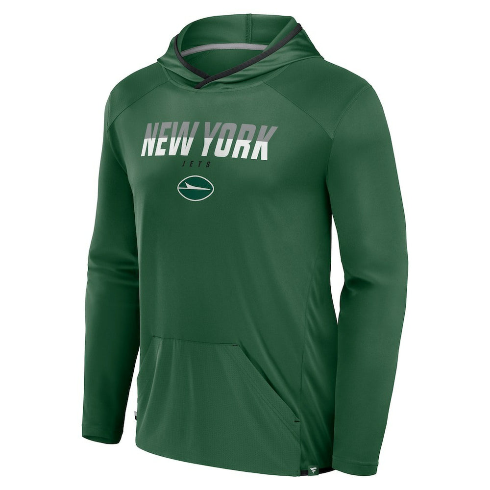 New York Jets Transitional Defender Hoodie Long Sleeve T-Shirt Green | Fanatics