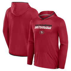 San Francisco 49ers Transitional Defender Hoodie Long Sleeve T-Shirt Scarlet | Fanatics