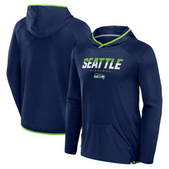 Seattle Seahawks Transitional Defender Hoodie Long Sleeve T-Shirt College Navy | Fanatics