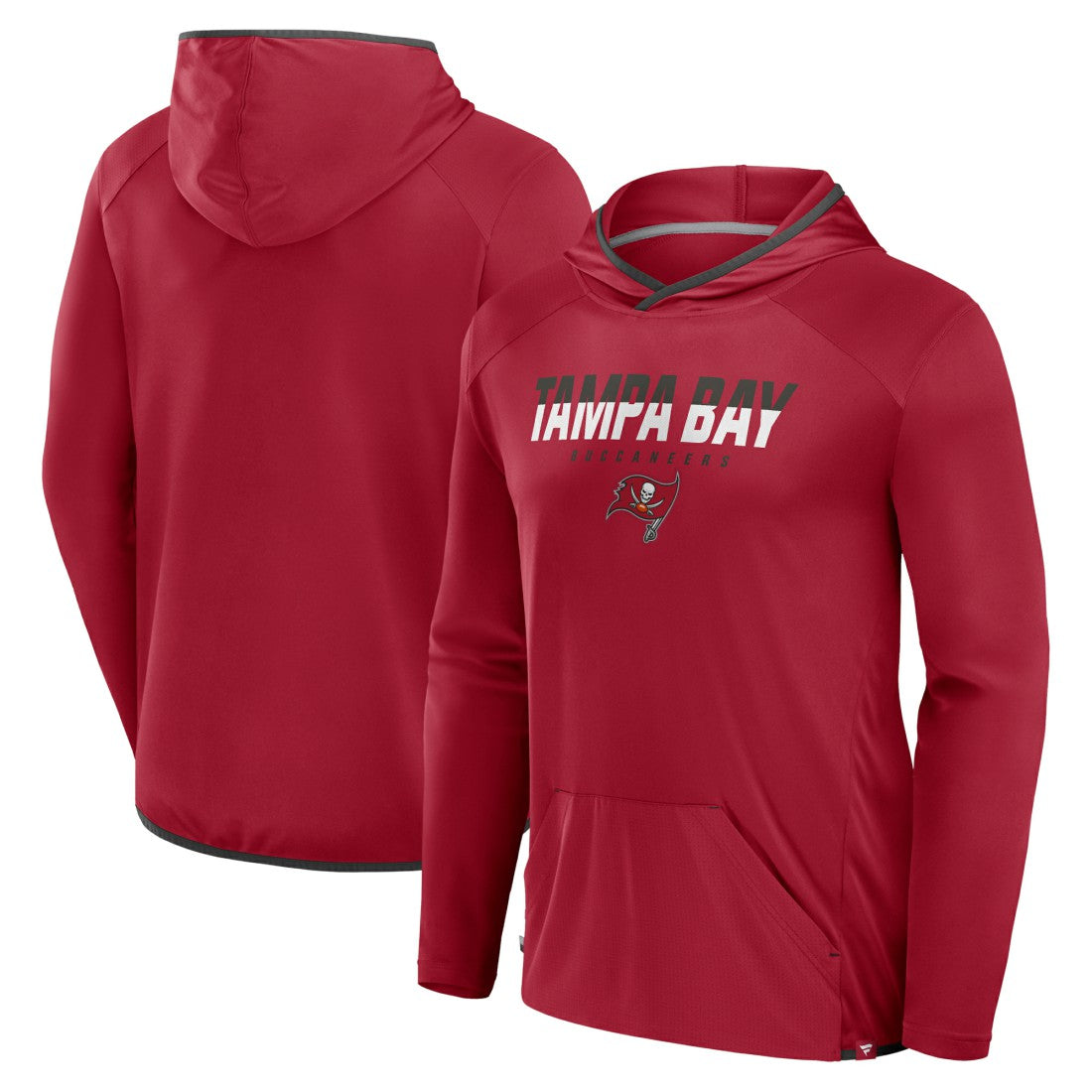 Tampa Bay Buccaneers Transitional Defender Hoodie Long Sleeve T-Shirt Red | Fanatics