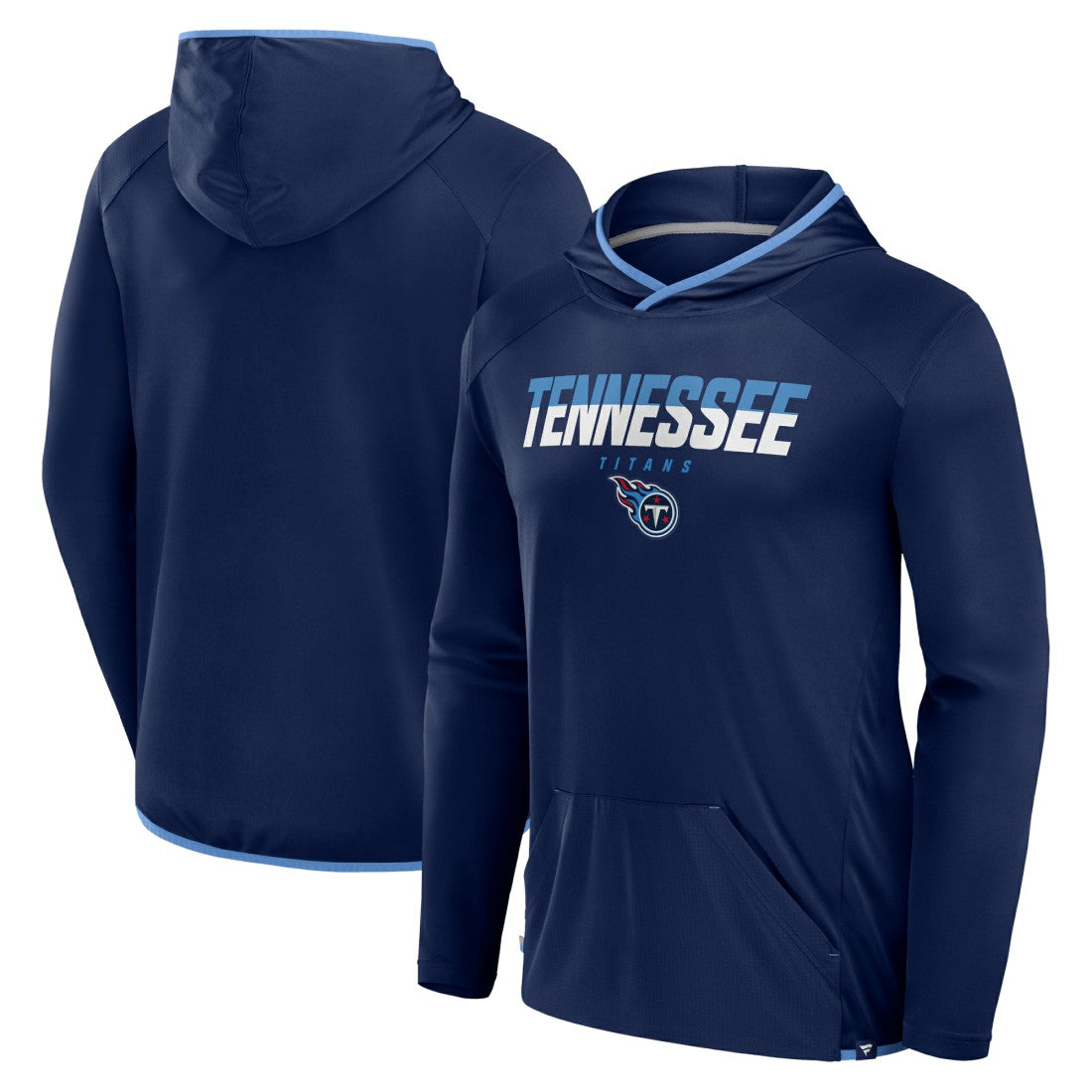 Tennessee Titans Transitional Defender Hoodie Long Sleeve T-Shirt Navy | Fanatics