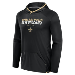 New Orleans Saints Transitional Defender Hoodie Long Sleeve T-Shirt Black | Fanatics