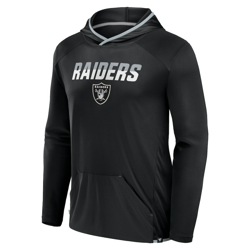 Las Vegas Raiders Transitional Defender Hoodie Long Sleeve T-Shirt Black | Fanatics