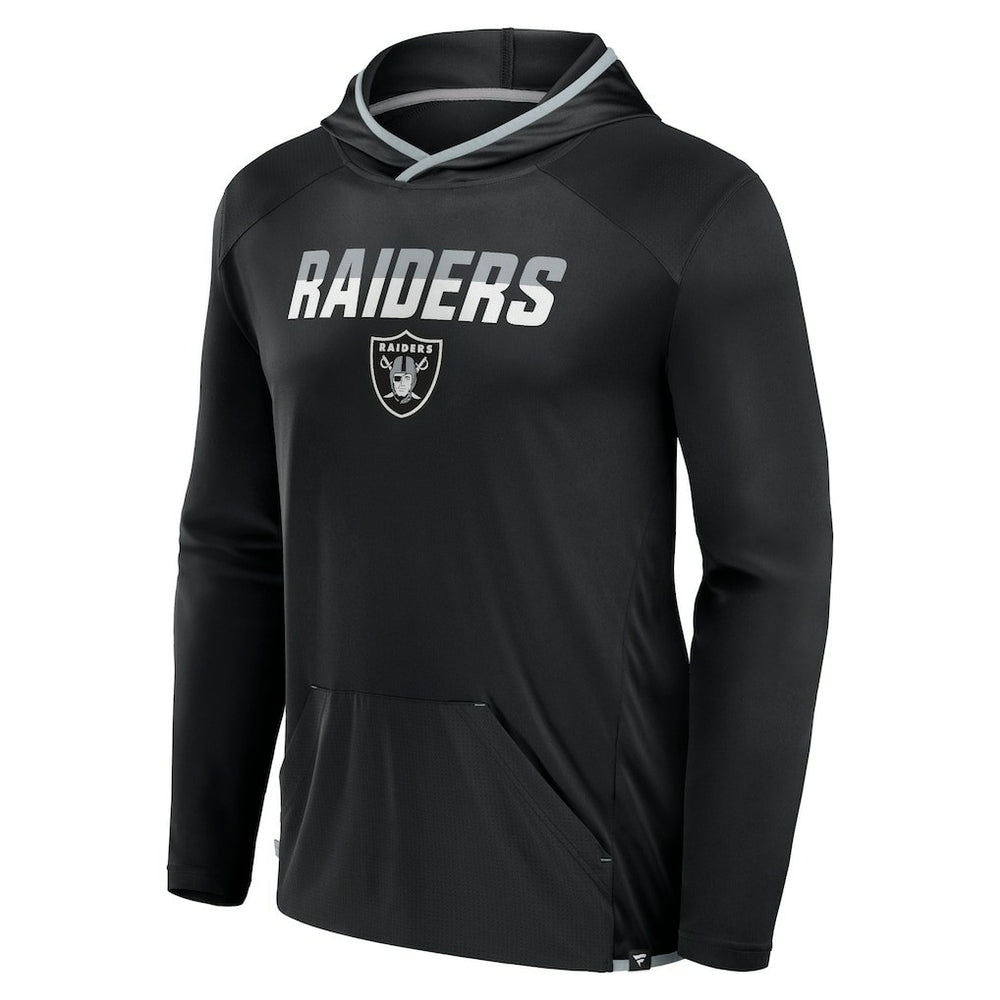 Las Vegas Raiders Transitional Defender Hoodie Long Sleeve T-Shirt Black | Fanatics