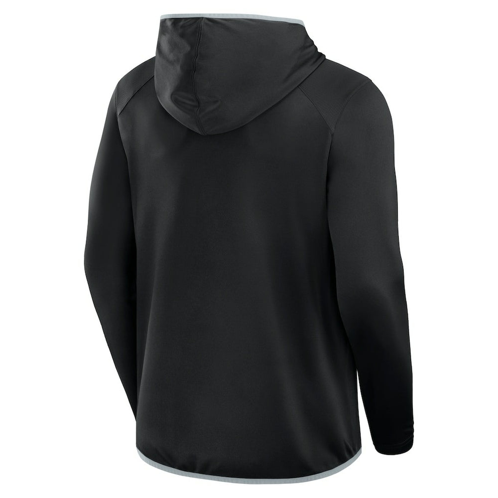 Las Vegas Raiders Transitional Defender Hoodie Long Sleeve T-Shirt Black | Fanatics
