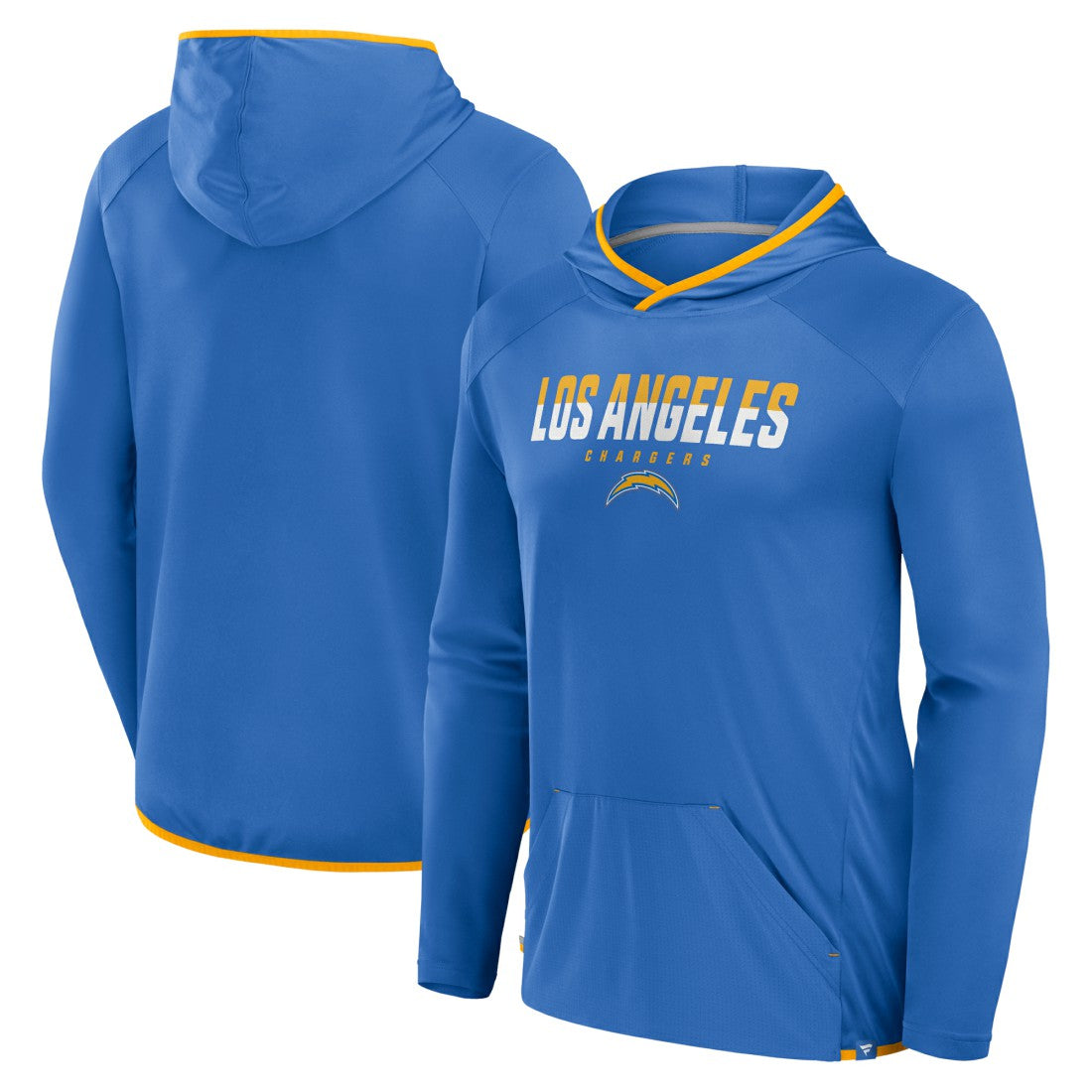 Los Angeles Chargers Transitional Defender Hoodie Long Sleeve T-Shirt Powder Blue | Fanatics