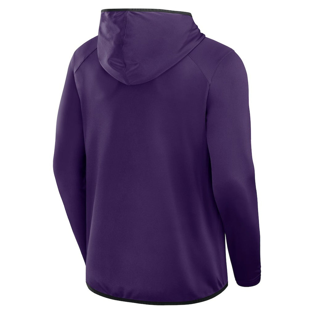 Baltimore Ravens Transitional Defender Hoodie Long Sleeve T-Shirt Purple | Fanatics