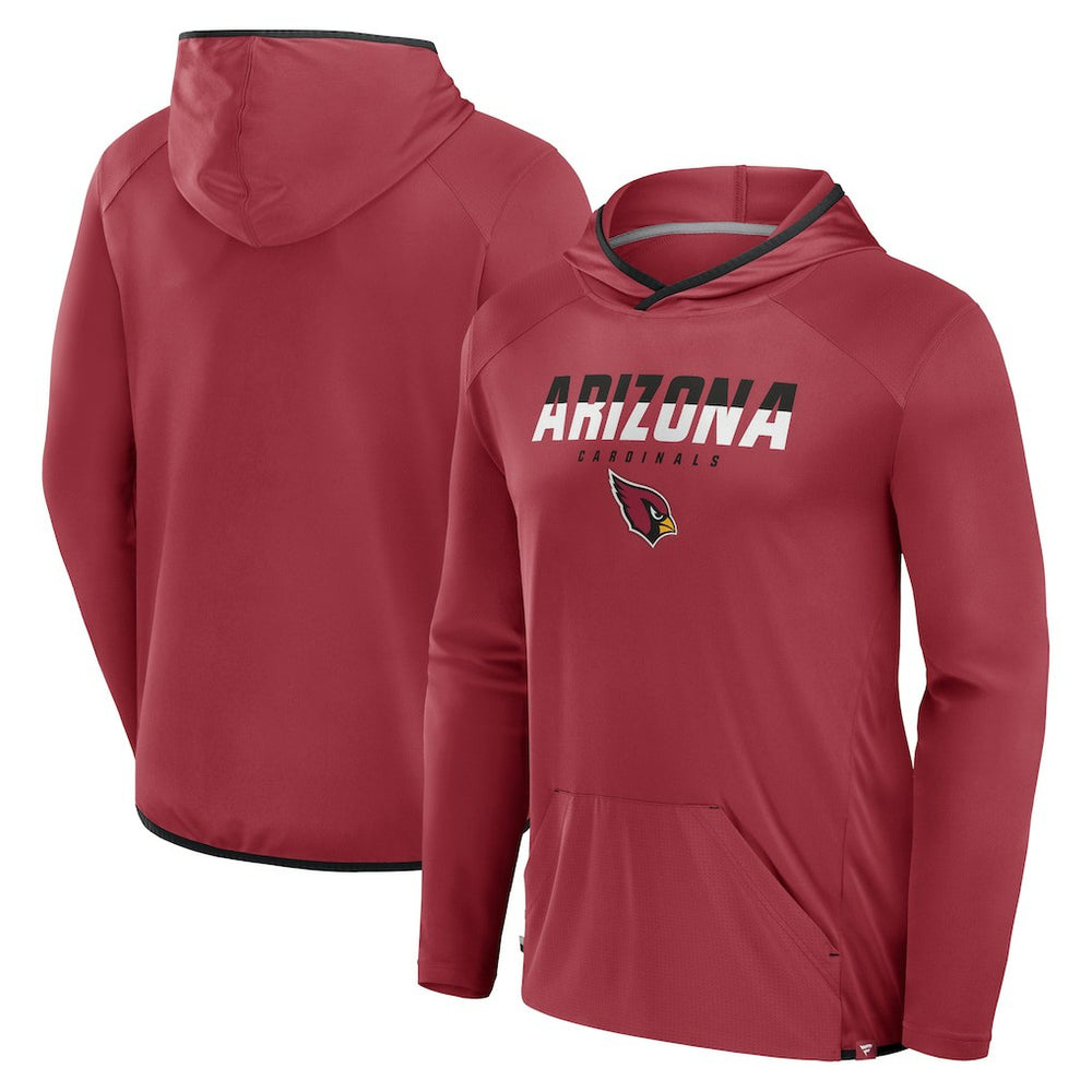 Arizona Cardinals Transitional Defender Hoodie Long Sleeve T-Shirt Cardinal | Fanatics