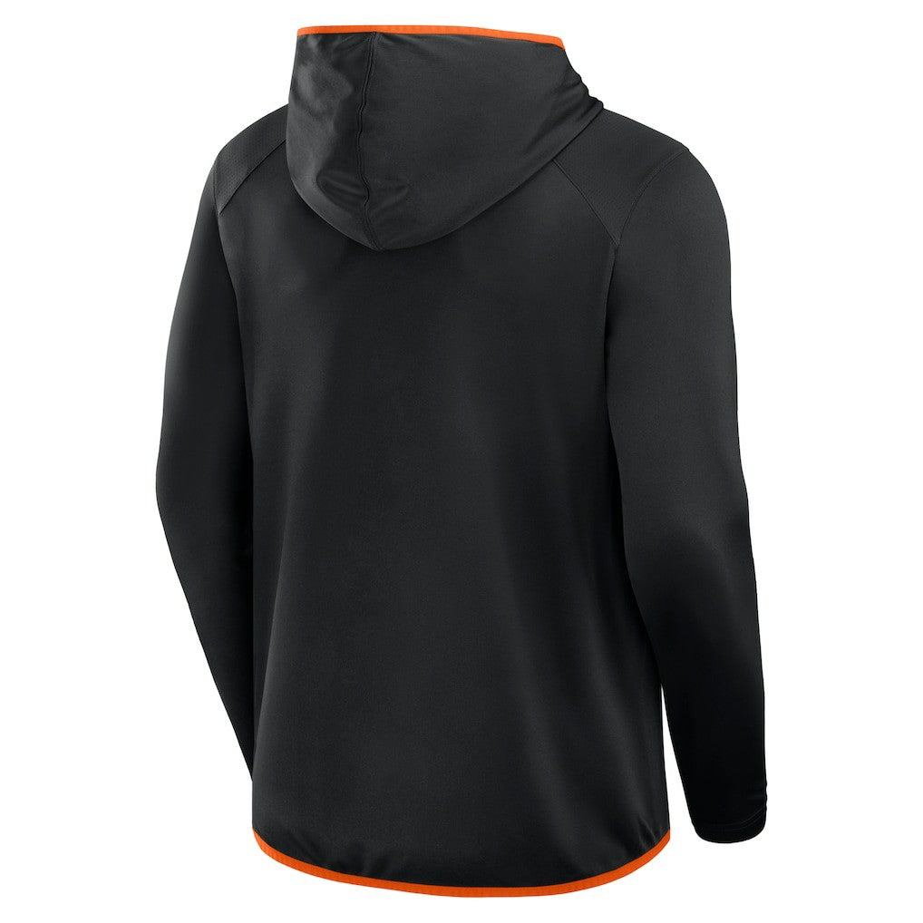 Cincinnati Bengals Transitional Defender Hoodie Long Sleeve T-Shirt Black | Fanatics