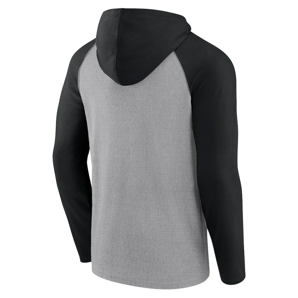 New Orleans Saints Under Center Long Sleeve Hoodie T-Shirt Gray/Black | Fanatics