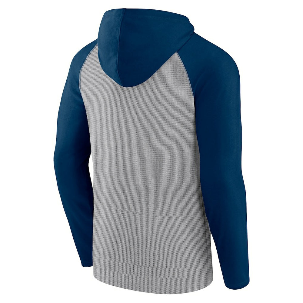 Houston Texans Under Center Long Sleeve Hoodie T-Shirt Gray/Navy | Fanatics