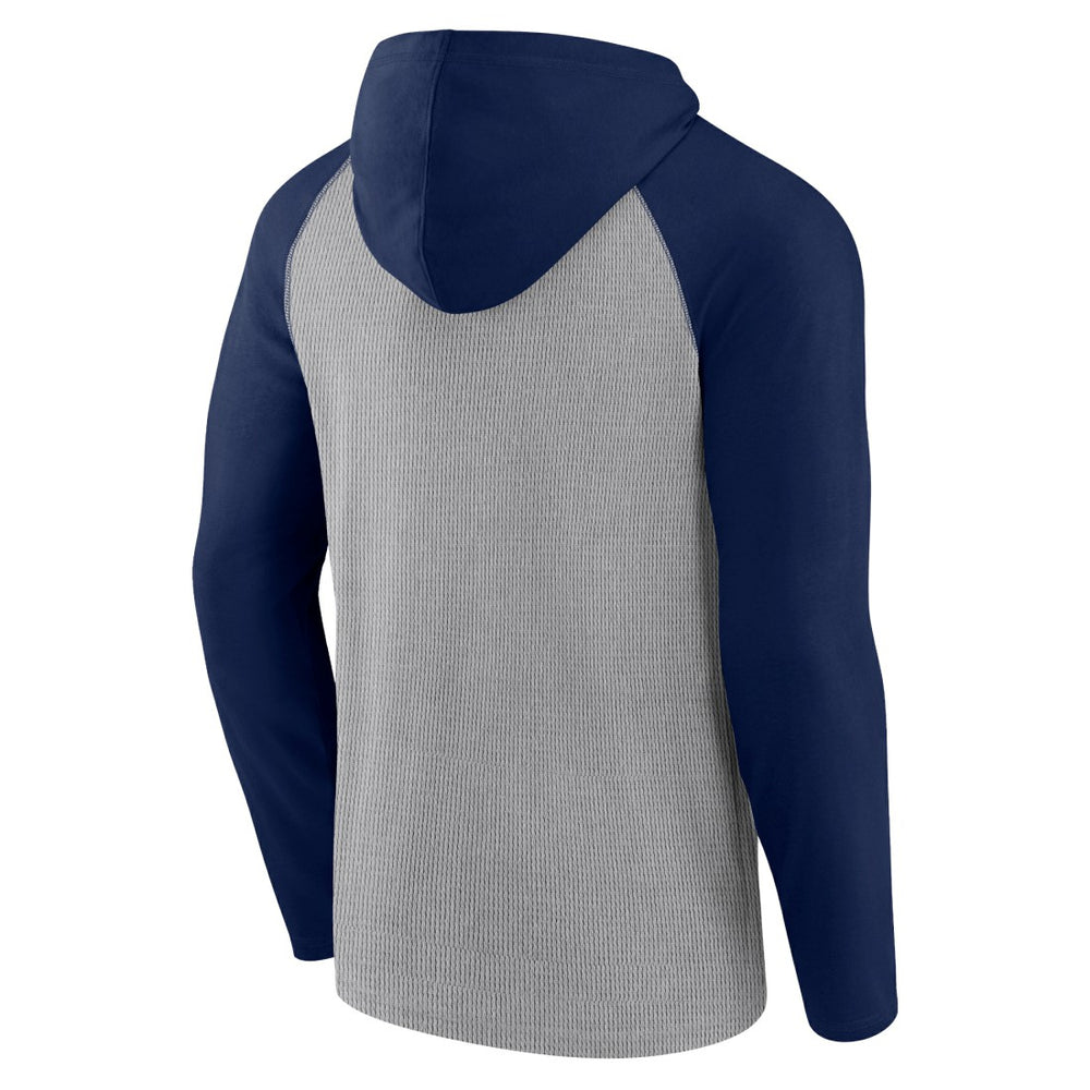 Tennessee Titans Under Center Long Sleeve Hoodie T-Shirt Gray/Navy | Fanatics