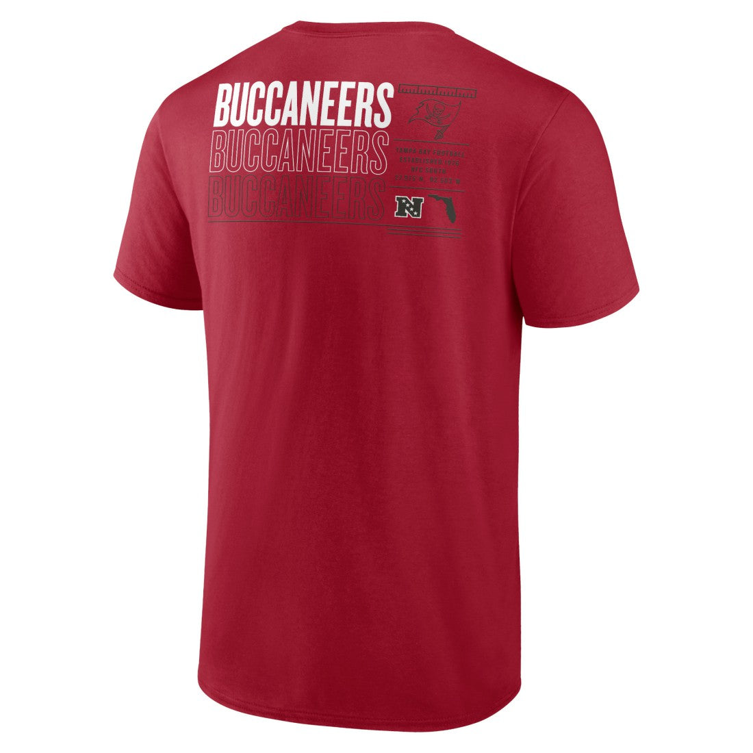 Tampa Bay Buccaneers Repeat Stats T-Shirt Red | Fanatics