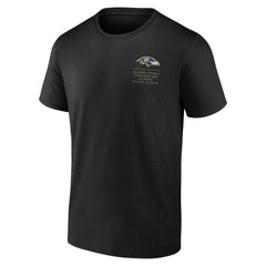 Baltimore Ravens Repeat Stats T-Shirt Black | Fanatics
