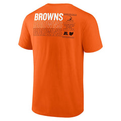 Cleveland Browns Repeat Stats T-Shirt Orange | Fanatics