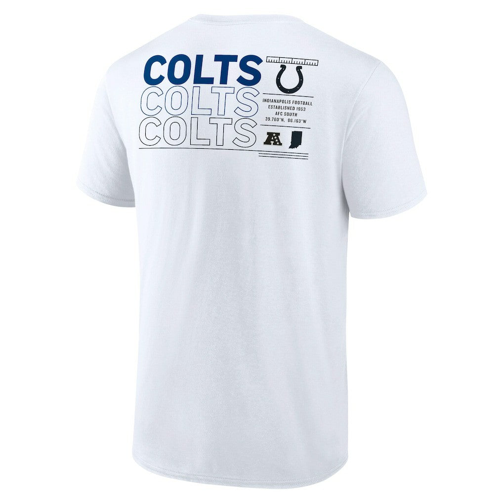 Indianapolis Colts Repeat Stats T-Shirt White | Fanatics