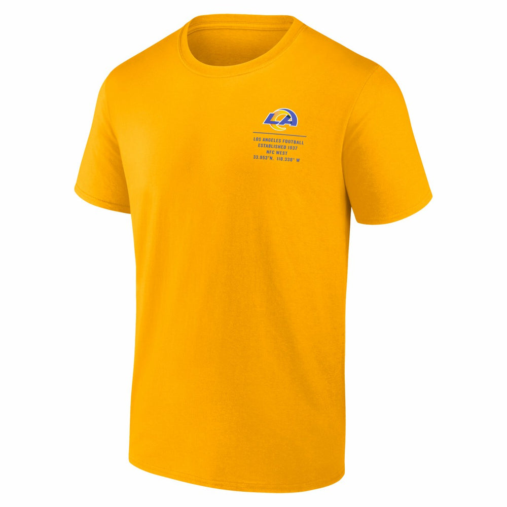 Los Angeles Rams Repeat Stats T-Shirt Gold | Fanatics