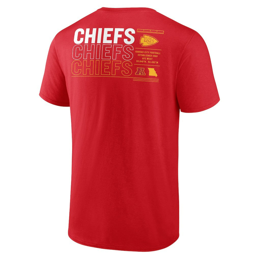 Kansas City Chiefs Repeat Stats T-Shirt Red | Fanatics