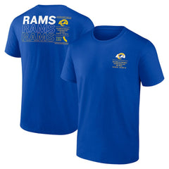 Los Angeles Rams Repeat Stats T-Shirt Royal | Fanatics