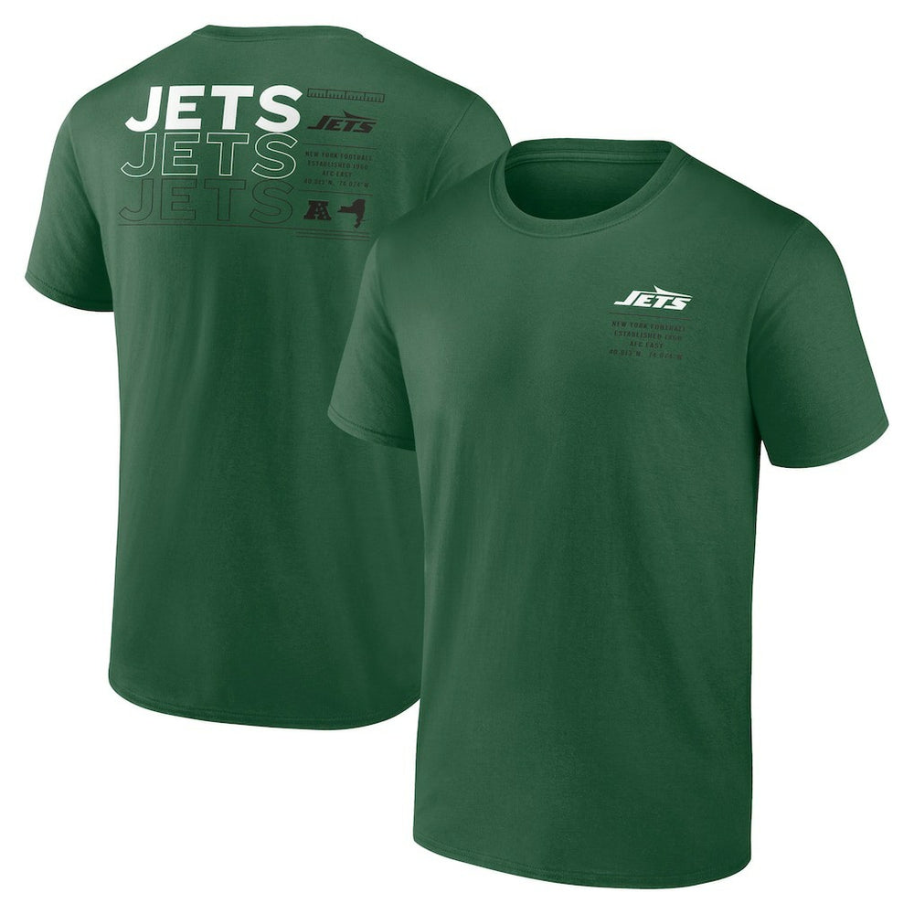 New York Jets Repeat Stats T-Shirt Green | Fanatics