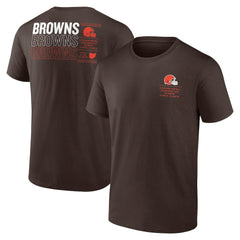 Cleveland Browns Repeat Stats T-Shirt Brown | Fanatics