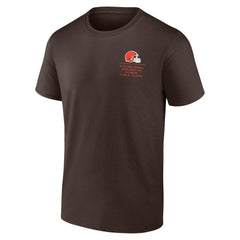 Cleveland Browns Repeat Stats T-Shirt Brown | Fanatics