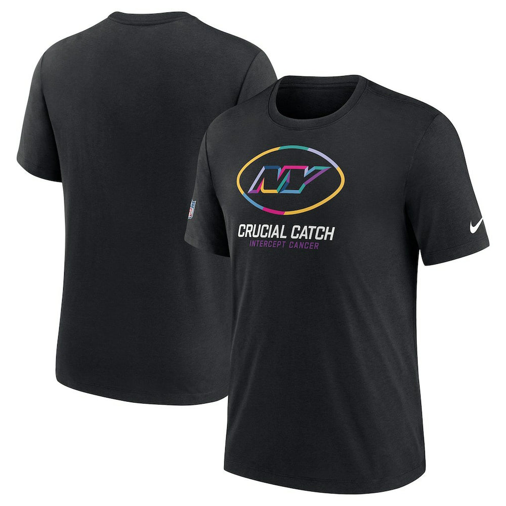 New York Jets 2024 NFL Crucial Catch T-Shirt Black | Nike for Sale