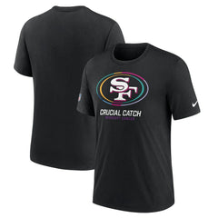 San Francisco 49ers 2024 NFL Crucial Catch Big & Tall T-Shirt Black | Nike for Sale