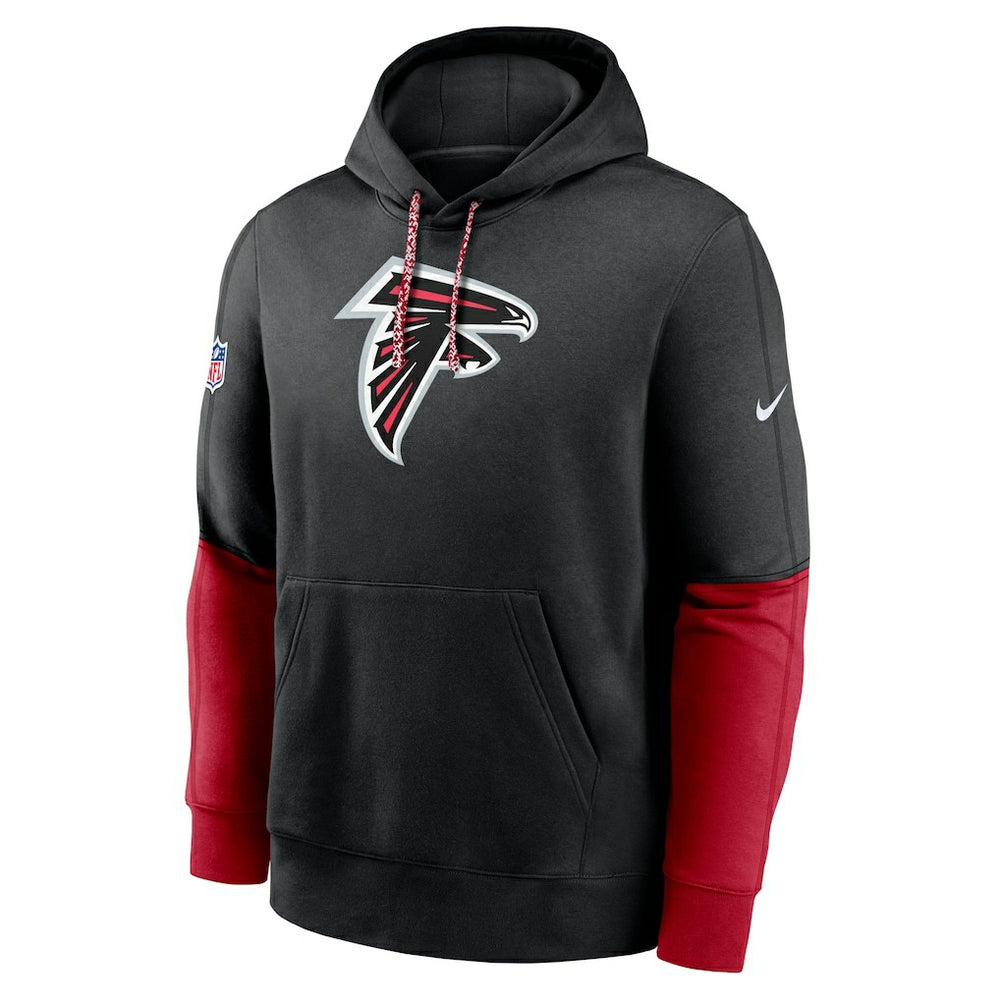Atlanta Falcons 2024 Sideline Club Pullover Hoodie Black | Nike for Sale