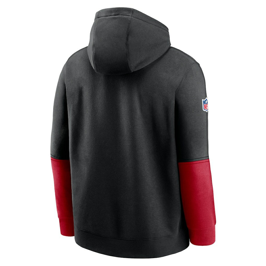 Atlanta Falcons 2024 Sideline Club Pullover Hoodie Black | Nike for Sale