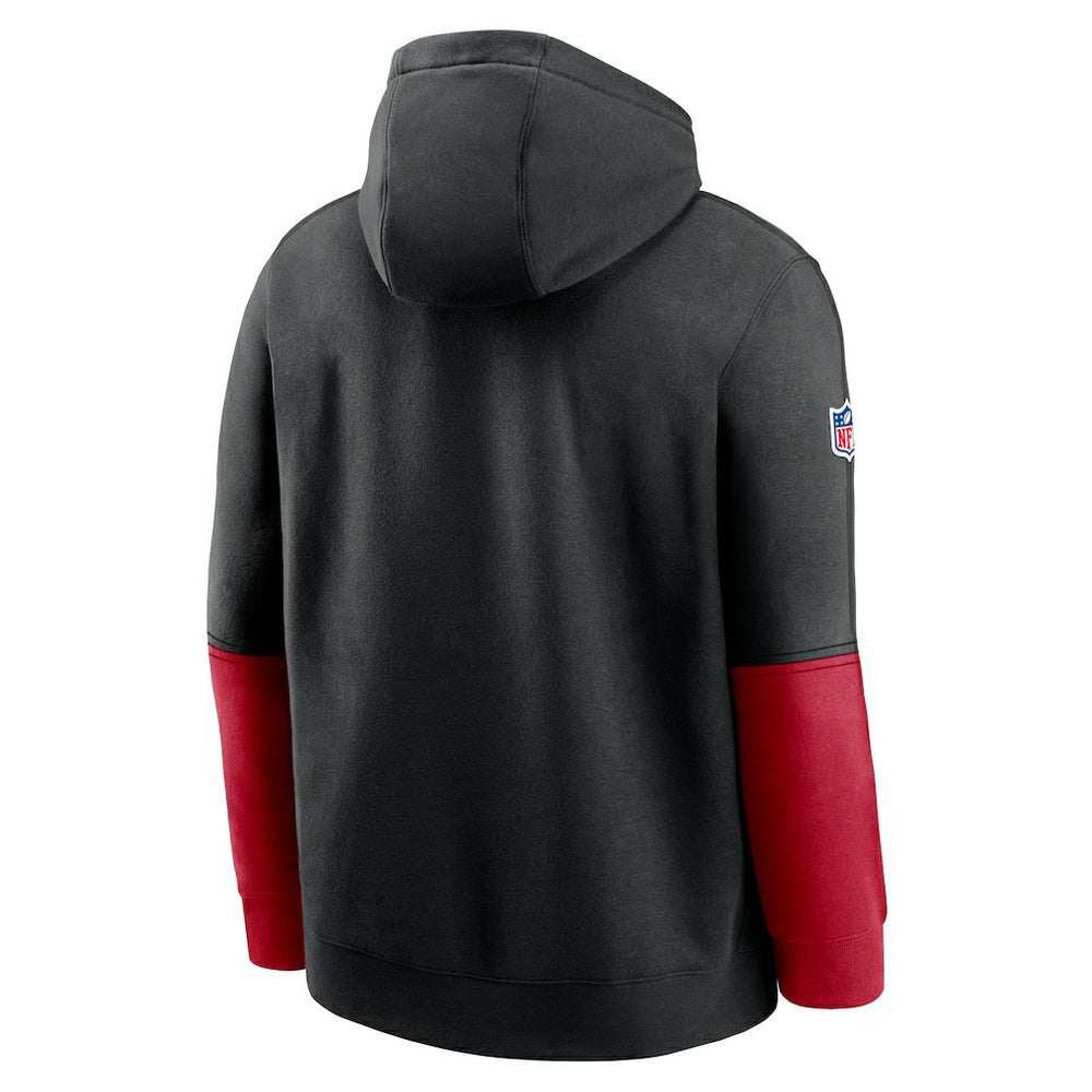 Atlanta Falcons 2024 Sideline Club Pullover Hoodie Black | Nike for Sale