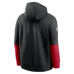 Atlanta Falcons 2024 Sideline Club Pullover Hoodie Black | Nike for Sale