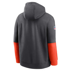Cleveland Browns 2024 Sideline Club Pullover Hoodie Anthracite | Nike for Sale