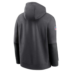 New Orleans Saints 2024 Sideline Club Pullover Hoodie Anthracite | Nike for Sale
